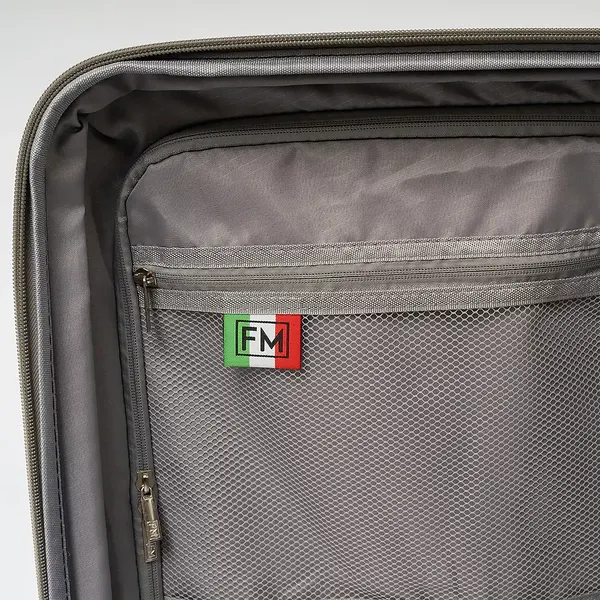 Изображение товара Чемодан на колесах Francesco Molinary 344-8038/3-28GGN (серый/зеленый)