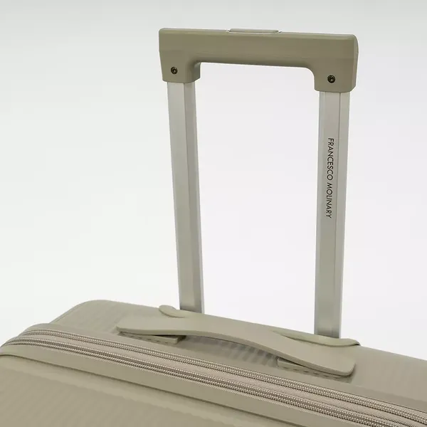 Изображение товара Чемодан на колесах Francesco Molinary 344-8038/3-28GGN (серый/зеленый)