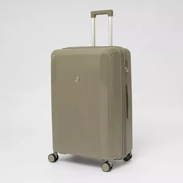 Изображение товара Чемодан на колесах Francesco Molinary 344-8038/3-28GGN (серый/зеленый)