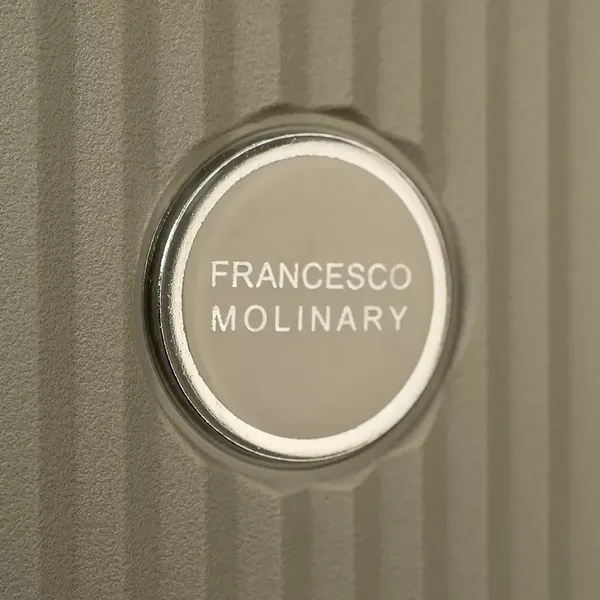Изображение товара Чемодан на колесах Francesco Molinary 344-8038/3-28GGN (серый/зеленый)