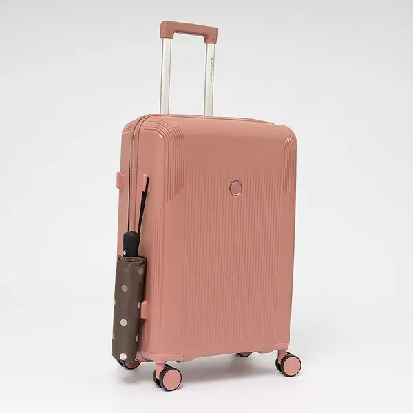 Изображение товара Чемодан на колесах Francesco Molinary 344-8038/2-24PNK (розовый)