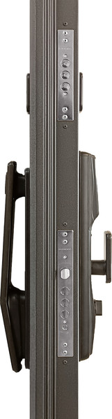 Изображение товара Входная дверь Промет Рона Смарт 86x205 (левая, бетон графит/зеркало/черный муар)