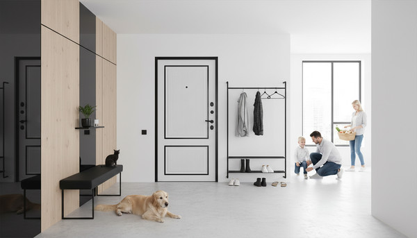 Изображение товара Входная дверь Промет Титан азимут (96x205, левая, букле)