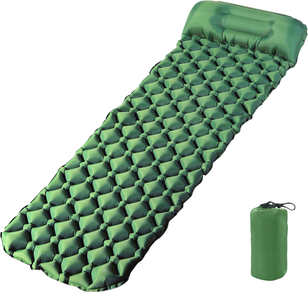Изображение товара Надувной матрас Classmark 190х60х5-10см (зеленый)