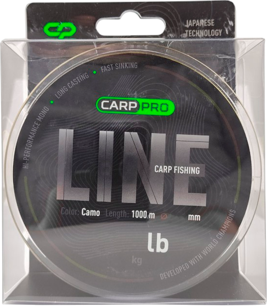 Изображение товара Леска монофильная Carp Pro Camo 1000м / CP5310-331 (0.331мм)