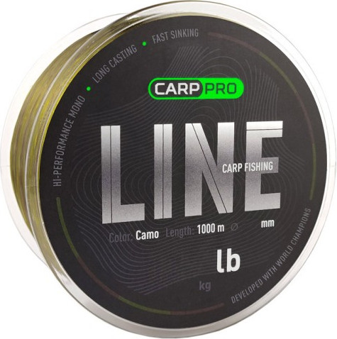 Изображение товара Леска монофильная Carp Pro Camo 1000м / CP5310-331 (0.331мм)