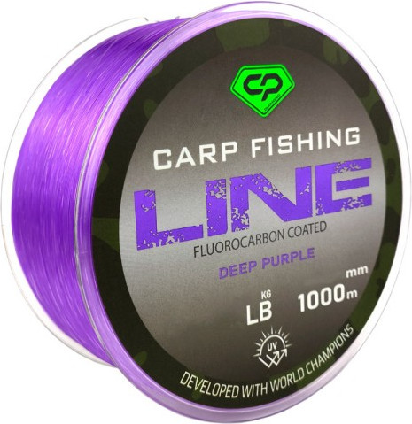 Изображение товара Леска флюорокарбоновая Carp Pro Fluorocarbon Coated Deep Purple 1000м / CP5010-032 (0.331мм)