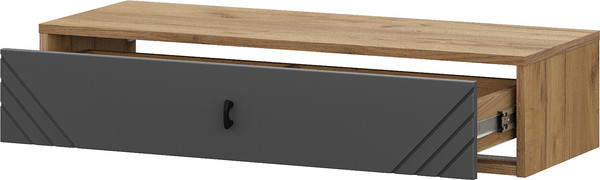 Изображение товара Туалетный столик Mio Tesoro Байкал навесной (дуб золотистый/графит)