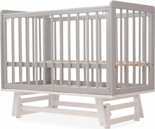 Изображение товара Детская кроватка Sweet Baby Palladio New с маятником (серый/белый)