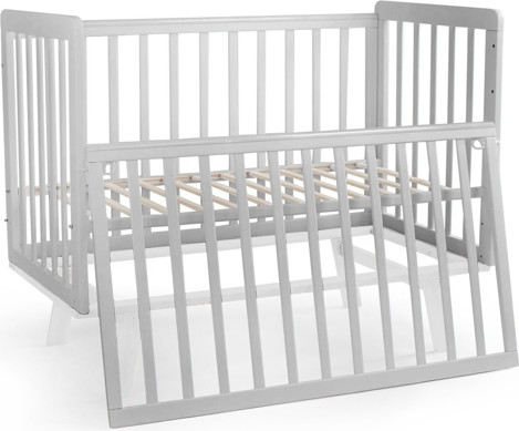 Изображение товара Детская кроватка Sweet Baby Palladio New с маятником (серый/белый)