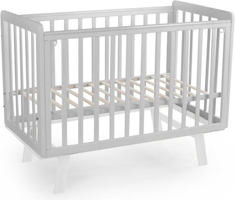 Изображение товара Детская кроватка Sweet Baby Palladio New с маятником (серый/белый)