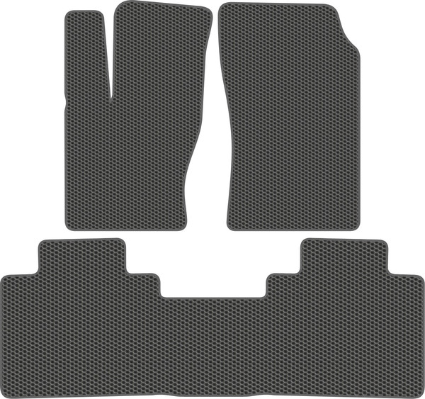 Изображение товара Комплект ковриков для авто Alicosta 2502_1_сер для Tank 500 I SUV 2021-н.в. + задний ряд (EVA соты, серый)