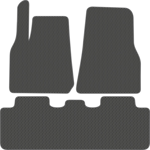 Изображение товара Комплект ковриков для авто Alicosta 1768_1_сер для Tesla Model Y I SUV 2019-н.в. (EVA соты, серый)