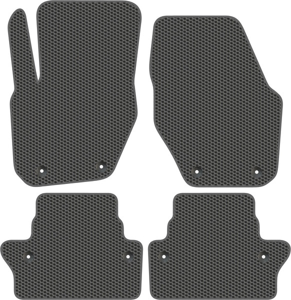 Изображение товара Комплект ковриков для авто Alicosta 1445_1_сер для Volvo S60 II седан 2010-2018 (EVA соты, серый)