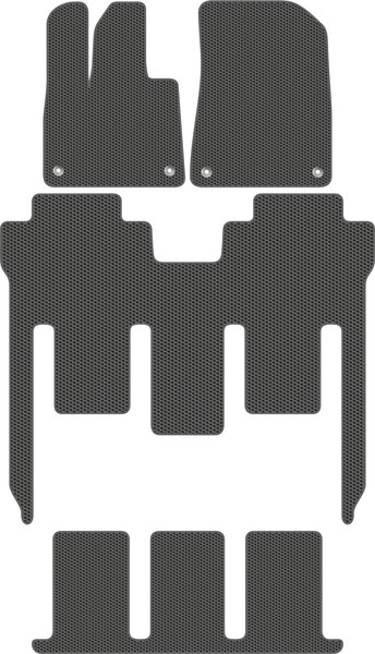 Изображение товара Комплект ковриков для авто Alicosta 2507_1_сер для Voyah Dreamer I минивэн + 3ряд 2021-н.в. (EVA соты, серый)