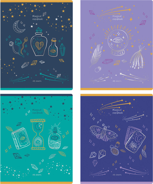 Изображение товара Тетрадь BG Magical Shine / Т5ск48_лм_тф 11861 (48л)