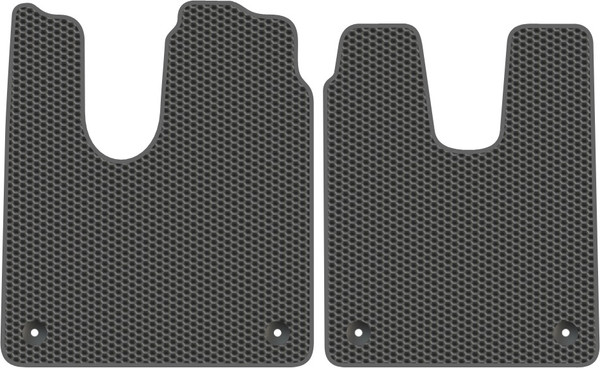 Изображение товара Комплект ковриков для авто Alicosta 2519_1_сер для Howo T5G грузовик/самосвал 8x4 2023-н.в. (EVA соты, серый)