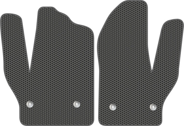 Изображение товара Комплект ковриков для авто Alicosta 2528_1_сер для ГАЗ ГАЗель NN I фургон/220 2019-н.в. (EVA соты, серый)