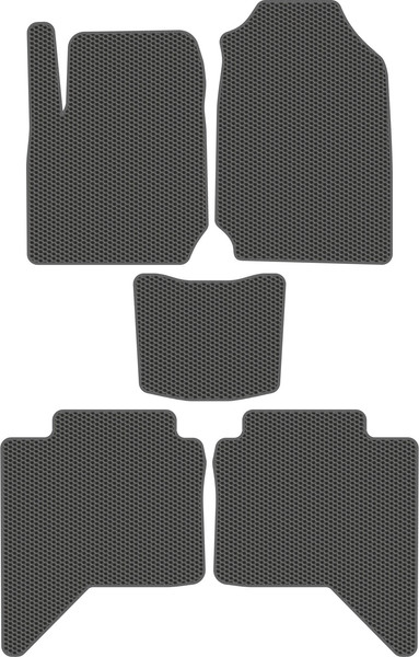 Изображение товара Комплект ковриков для авто Alicosta 2543_1_сер для Isuzu D-MAX III пикап/RG 2021-н.в. (EVA соты, серый)