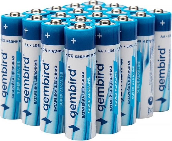 Изображение товара Комплект батареек Gembird GB-LR03-20B (20шт)