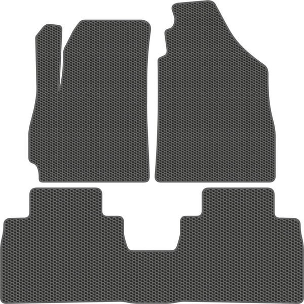 Изображение товара Комплект ковриков для авто Alicosta 2558_1_сер для Jetour X70 I SUV 2019-н.в. (EVA соты, серый)