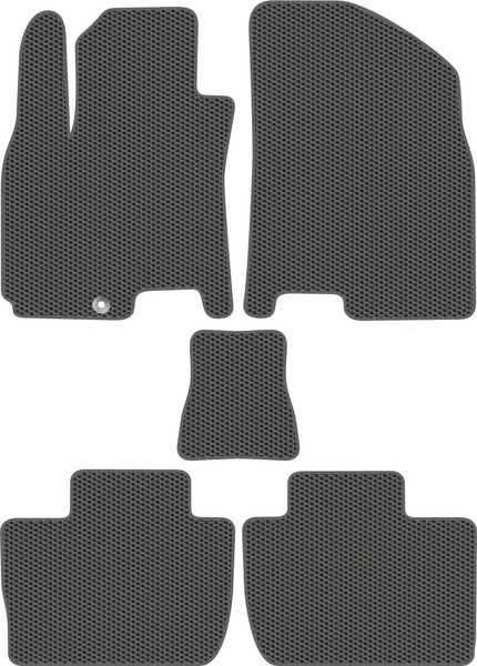 Изображение товара Комплект ковриков для авто Alicosta 2563_1_сер для BAIC U5 Plus I седан 2021-н.в. (EVA соты, серый)
