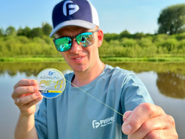 Изображение товара Леска плетеная F-Fishing Azimuth PE X8 150м Fluo Yellow / FAZY8-014 (0.14мм)