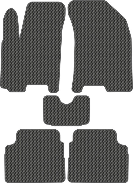 Изображение товара Комплект ковриков для авто Alicosta 2604_1_сер для Chevrolet Aveo I 2002-2011 (EVA соты, серый)