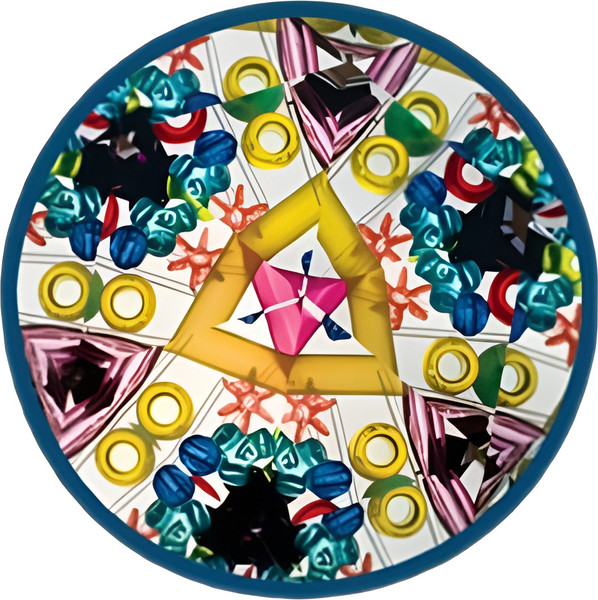 Изображение товара Развивающий игровой набор Gemini Калейдоскоп Деко со сменными стеклами-камушками / 89072