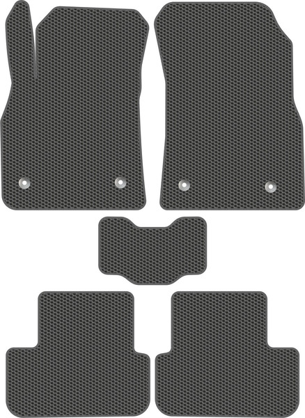 Изображение товара Комплект ковриков для авто Alicosta 2638_1_сер для Daewoo Lacetti II 2008-2011 (EVA соты, серый)