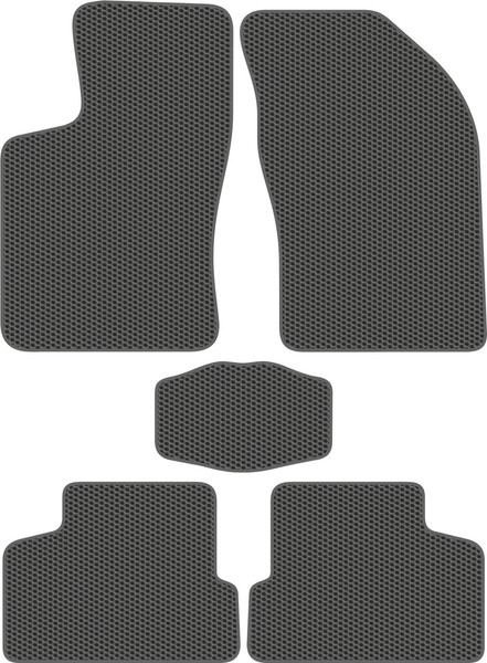 Изображение товара Комплект ковриков для авто Alicosta 0310_1_сер для Daewoo Nexia 2002-2016 (EVA соты, серый)
