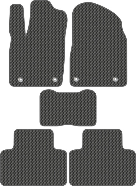 Изображение товара Комплект ковриков для авто Alicosta 2645_1_сер для Dodge DURANGO III SUV 2011-н.в. (EVA соты, серый)