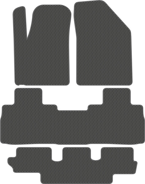 Изображение товара Комплект ковриков для авто Alicosta 2653_1_сер для Evolute i-Space I SUV +3 ряд 2023-н.в. (EVA соты, серый)