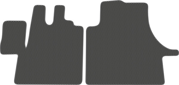 Изображение товара Комплект ковриков для авто Alicosta 3005_1_сер для Fiat Ducato II автобус/244 2002-2012 (EVA соты, серый)