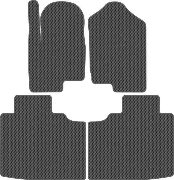 Изображение товара Комплект ковриков для авто Alicosta 3007_1_сер для Foton Mars 9 I пикап 2023-н.в. (EVA соты, серый)