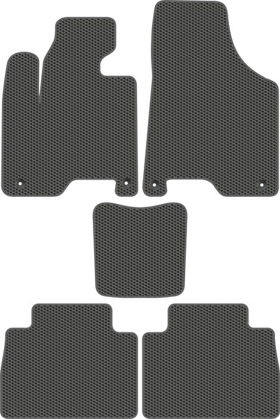 Изображение товара Комплект ковриков для авто Alicosta 3010_1_сер для GAC GS8 I SUV/J2F5/J2F5B 2016-н.в. (EVA соты, серый)