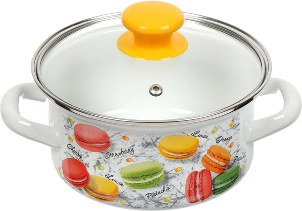 Изображение товара Кастрюля КМЗ Цветное печенье / 51904-352/4.02 (белый)