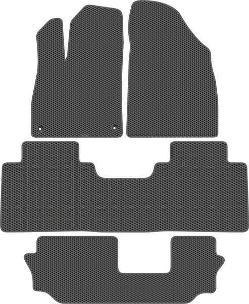 Изображение товара Комплект ковриков для авто Alicosta 3013_1_сер для GAC GS8 II SUV +3 ряд 2023-н.в. (EVA соты, серый)
