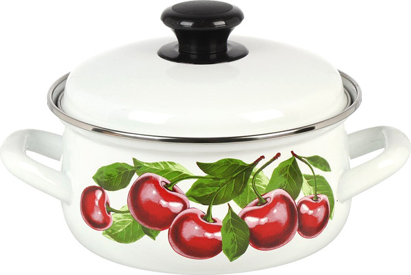 Изображение товара Кастрюля КМЗ Вишневый сад / 61904-082/6 (белый)