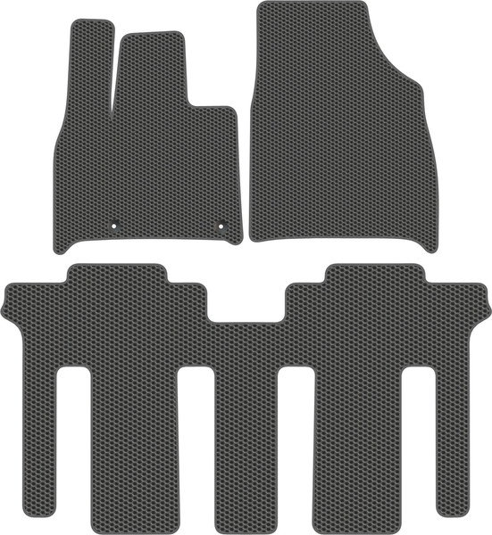 Изображение товара Комплект ковриков для авто Alicosta 3014_1_сер для GAC M8 II минивэн 2022-н.в. (EVA соты, серый)