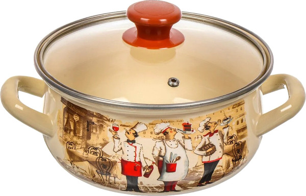 Изображение товара Кастрюля КМЗ Сомелье / 61904-102/4.02-У4 (слоновая кость)