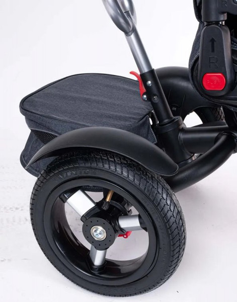 Изображение товара Трехколесный велосипед с ручкой Tech Team Luxury / NN013418 (черный)