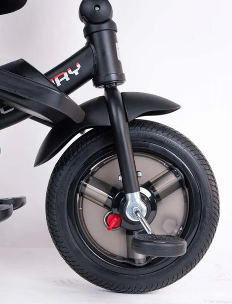 Изображение товара Трехколесный велосипед с ручкой Tech Team Luxury / NN013418 (черный)