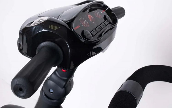 Изображение товара Трехколесный велосипед с ручкой Tech Team Luxury / NN013418 (черный)