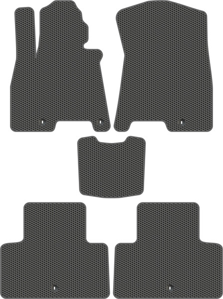 Изображение товара Комплект ковриков для авто Alicosta 3018_1_сер для Genesis GV80 SUV 2020-н.в. (EVA соты, серый)