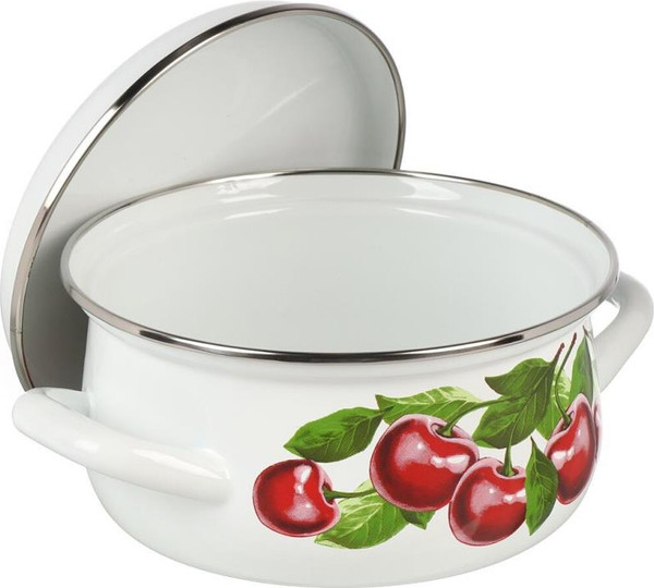 Изображение товара Кастрюля КМЗ Вишневый сад 61904-122/6-У4 (белый)