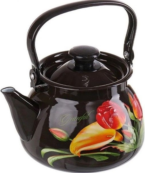 Изображение товара Чайник КМЗ С декором 42104-132/6-У4 (коричневый)