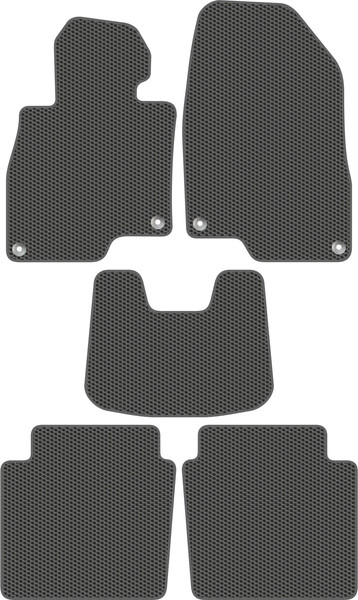 Изображение товара Комплект ковриков для авто Alicosta 3037_1_сер для Hongqi H5 I седан/CA7150HA6T 2018-2022 (EVA соты, серый)