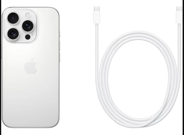 Изображение товара Смартфон Apple iPhone 16 Pro 128GB Dual Sim (белый титан)