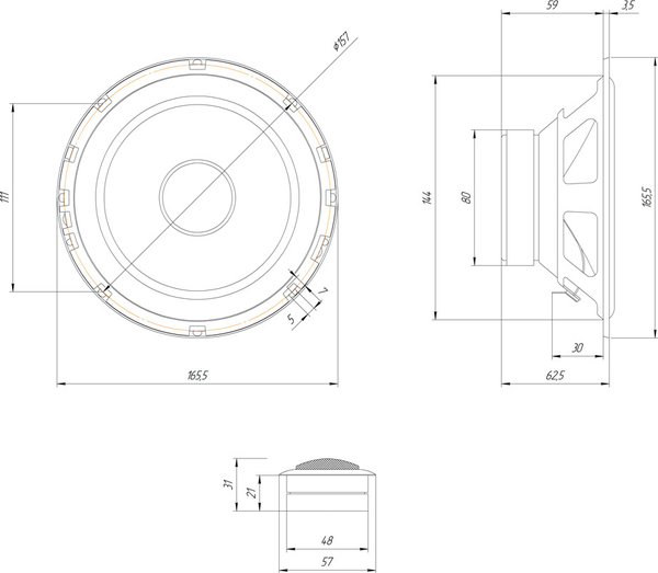 Изображение товара Компонентная АС ORIS Electronics JB-65Q
